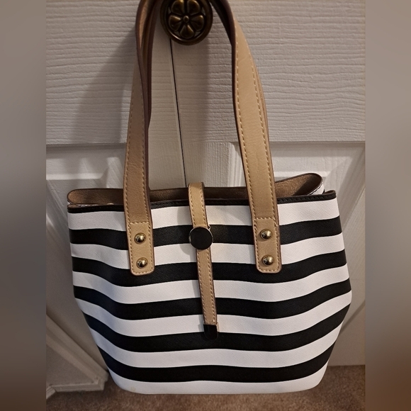NWOT Two Crossbody Striped Bags - Picture 1 of 10